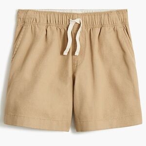 Crewcuts J. Crew Boys Khaki Drawstring Dock Shorts Sz 6